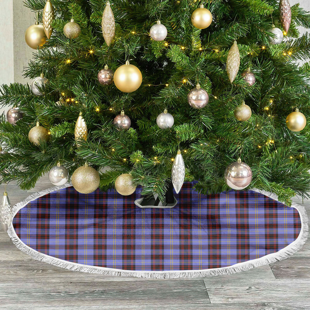 Clan Rutherford Tartan Christmas Tree Skirt WV42 Rutherford Tartan Tartan Christmas   