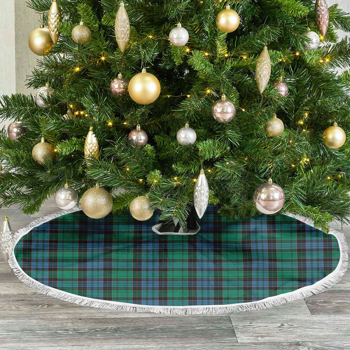 Clan Stewart Old Ancient Tartan Christmas Tree Skirt GL57 Stewart Old Ancient Tartan Tartan Christmas   