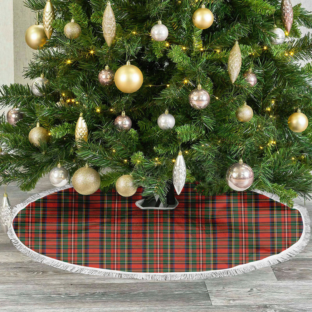 Clan Stewart Royal Modern Tartan Christmas Tree Skirt AD93 Stewart Royal Modern Tartan Tartan Christmas   