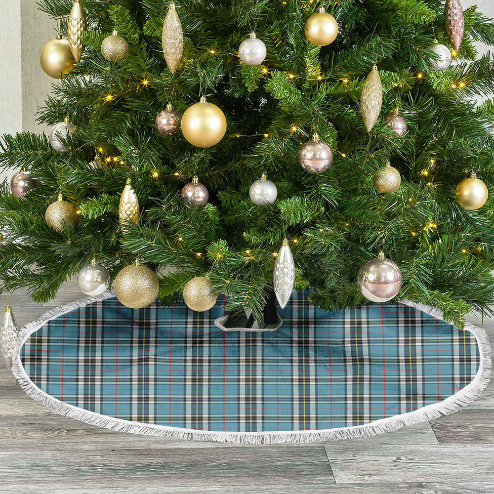 Clan Thomson Blue Tartan Christmas Tree Skirt JB70 Thomson Blue Tartan Tartan Christmas   
