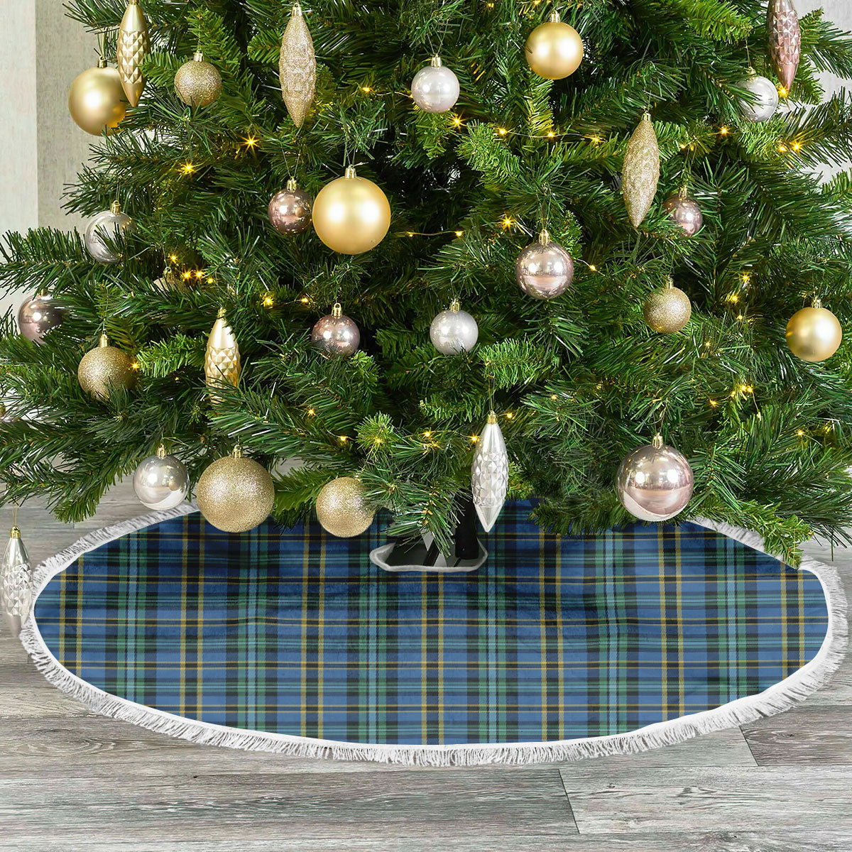 Clan Weir Ancient Tartan Christmas Tree Skirt EC89 Weir Ancient Tartan Tartan Christmas   
