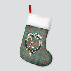 Clan MacKinnon Hunting Ancient Tartan Crest Christmas Stocking BV83 MacKinnon Hunting Ancient Tartan Tartan Stocking   