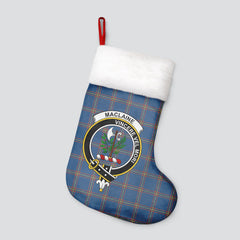 Clan MacLaine of Loch Buie Hunting Ancient Tartan Crest Christmas Stocking GK10 MacLaine of Loch Buie Hunting Ancient Tartan Tartan Stocking   