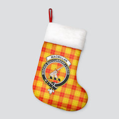 Clan MacMillan Clan Tartan Crest Christmas Stocking EH70 MacMillan Clan Tartan Tartan Stocking   