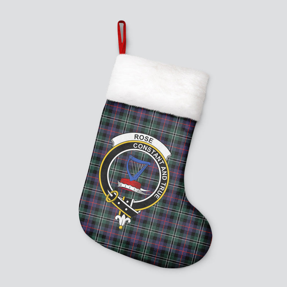 Clan Rose Hunting Modern Tartan Crest Christmas Stocking BT36 Rose Hunting Modern Tartan Tartan Stocking   