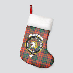 Clan Stewart of Appin Ancient Tartan Crest Christmas Stocking IM57 Stewart of Appin Ancient Tartan Tartan Stocking   