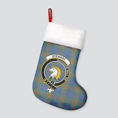 Clan Stewart of Appin Hunting Ancient Tartan Crest Christmas Stocking WX66 Stewart of Appin Hunting Ancient Tartan Tartan Stocking   