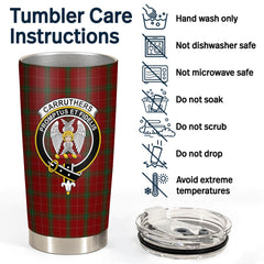 Clan Carruthers Tartan Crest Tumbler TQ10 Clan Carruthers Tartan Today   