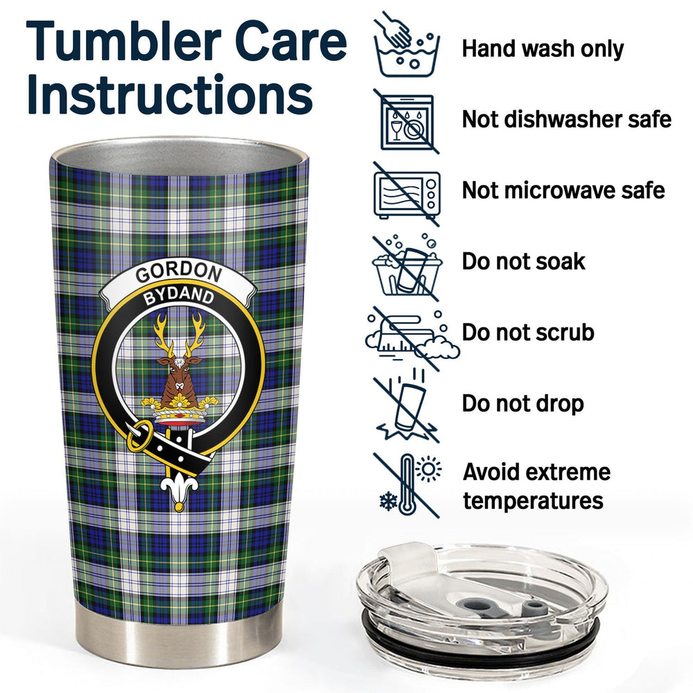 Clan Gordon Dress Modern Tartan Crest Tumbler TU47 Clan Gordon Tartan Today   