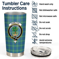 Clan Hamilton Hunting Ancient Tartan Crest Tumbler ZY88 Clan Hamilton Tartan Today   