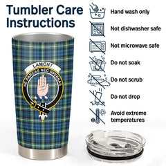 Clan Lamont Ancient Tartan Crest Tumbler TX82 Clan Lamont Tartan Today   
