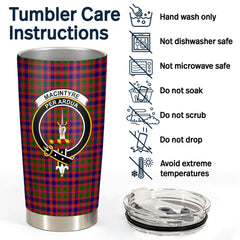Clan MacIntyre Modern Tartan Crest Tumbler FO35 Clan MacIntyre Tartan Today   