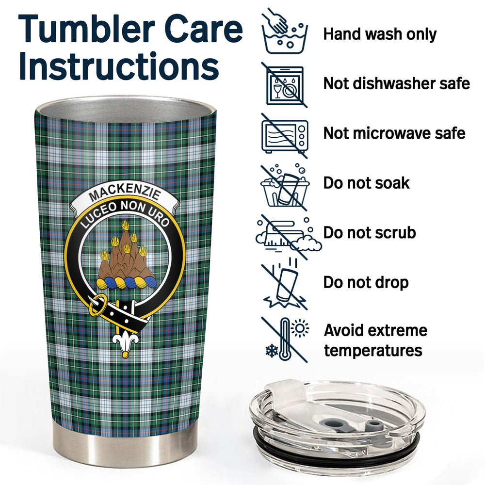 Clan MacKenzie Dress Ancient Tartan Crest Tumbler ES39 Clan MacKenzie Clan MacKenzie   