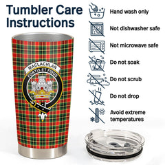 Clan MacLachlan Hunting Modern Tartan Crest Tumbler YP24 Clan Hall Tartan Today   