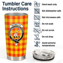 Clan MacMillan Tartan Crest Tumbler WT67 Clan MacMillan Tartan Today   