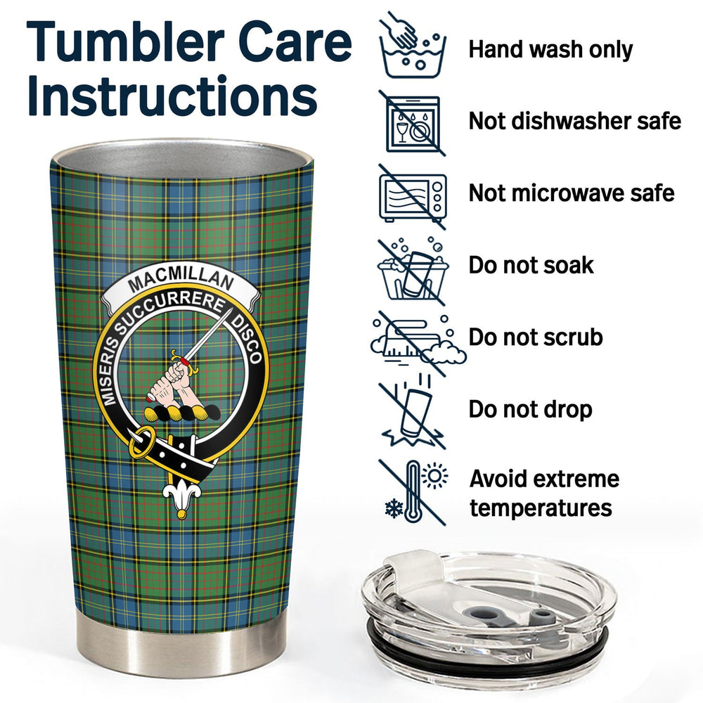 Clan MacMillan Hunting Ancient Tartan Crest Tumbler QJ52 Clan MacMillan Tartan Today   