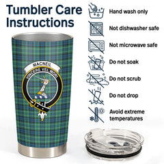 Clan MacNeill of Colonsay Ancient Tartan Crest Tumbler XT85 Clan MacNeil / MacNeill Tartan Today   