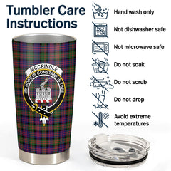 Clan McCrindle Tartan Crest Tumbler II13 Clan Hall Tartan Today   