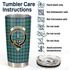 Clan Morrison Ancient Tartan Crest Tumbler HZ90 Clan Morrison Tartan Today   