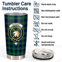 Clan Oliphant Modern Tartan Crest Tumbler HL80 Clan Oliphant Tartan Today   