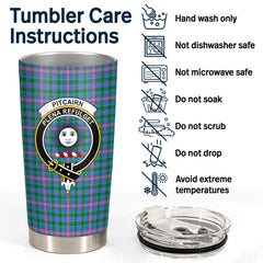 Clan Pitcairn Hunting Tartan Crest Tumbler IP96 Clan Pitcairn Tartan Today   
