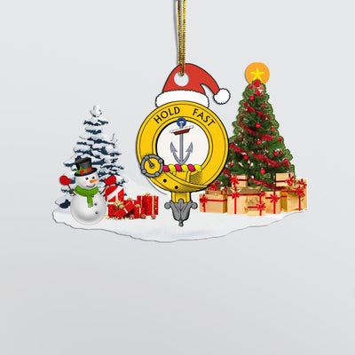 Clan Smith Crest Tartan Acrylic Christmas Ornament TU86