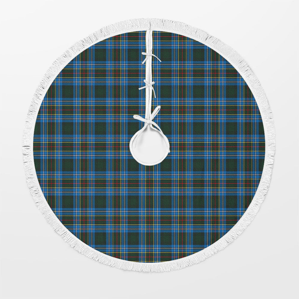 Clan Cockburn Modern Tartan Christmas Tree Skirt RJ82 Cockburn Modern Tartan Tartan Christmas   