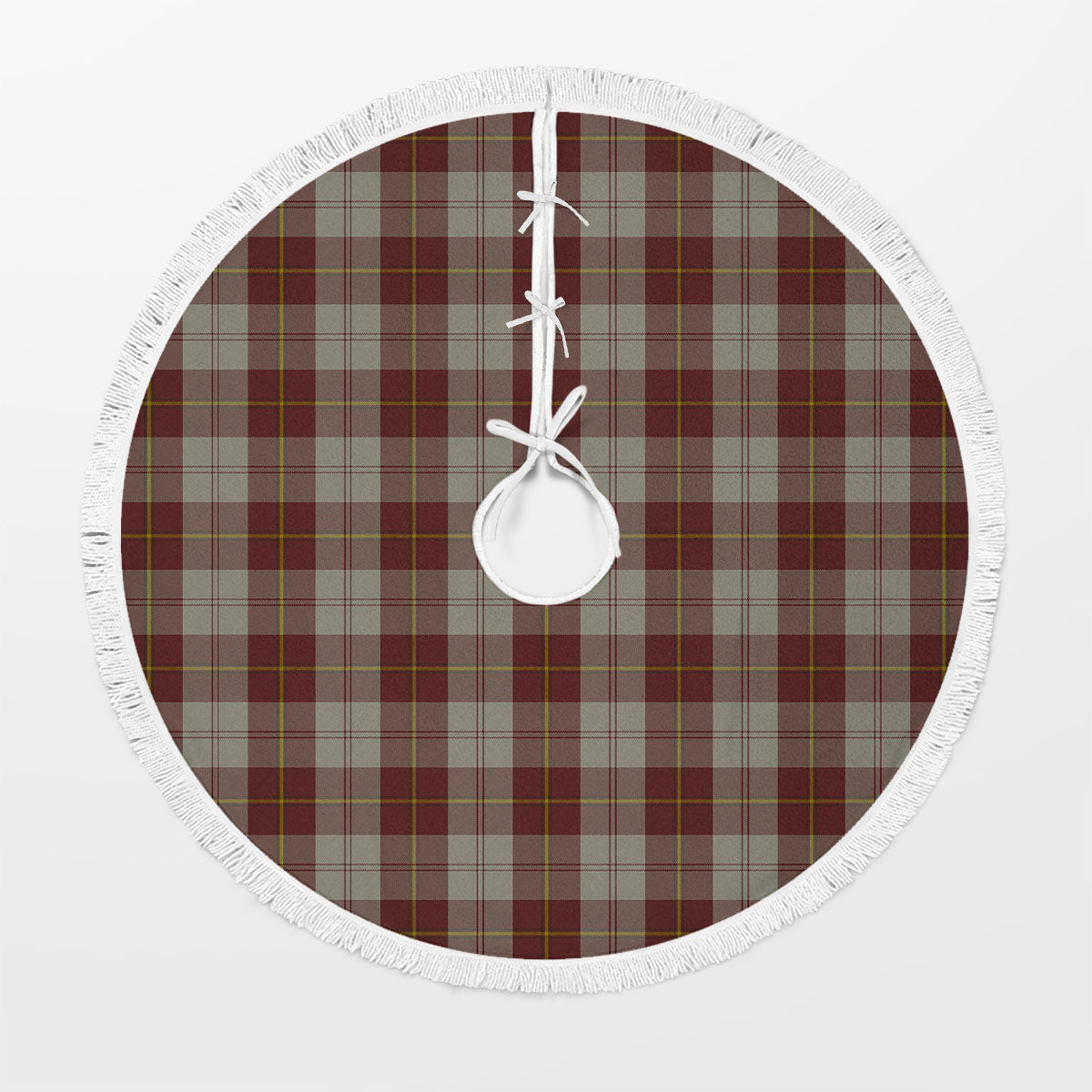 Clan Cunningham Burgundy Dancers Tartan Christmas Tree Skirt JZ88 Cunningham Burgundy Dancers Tartan Tartan Christmas   