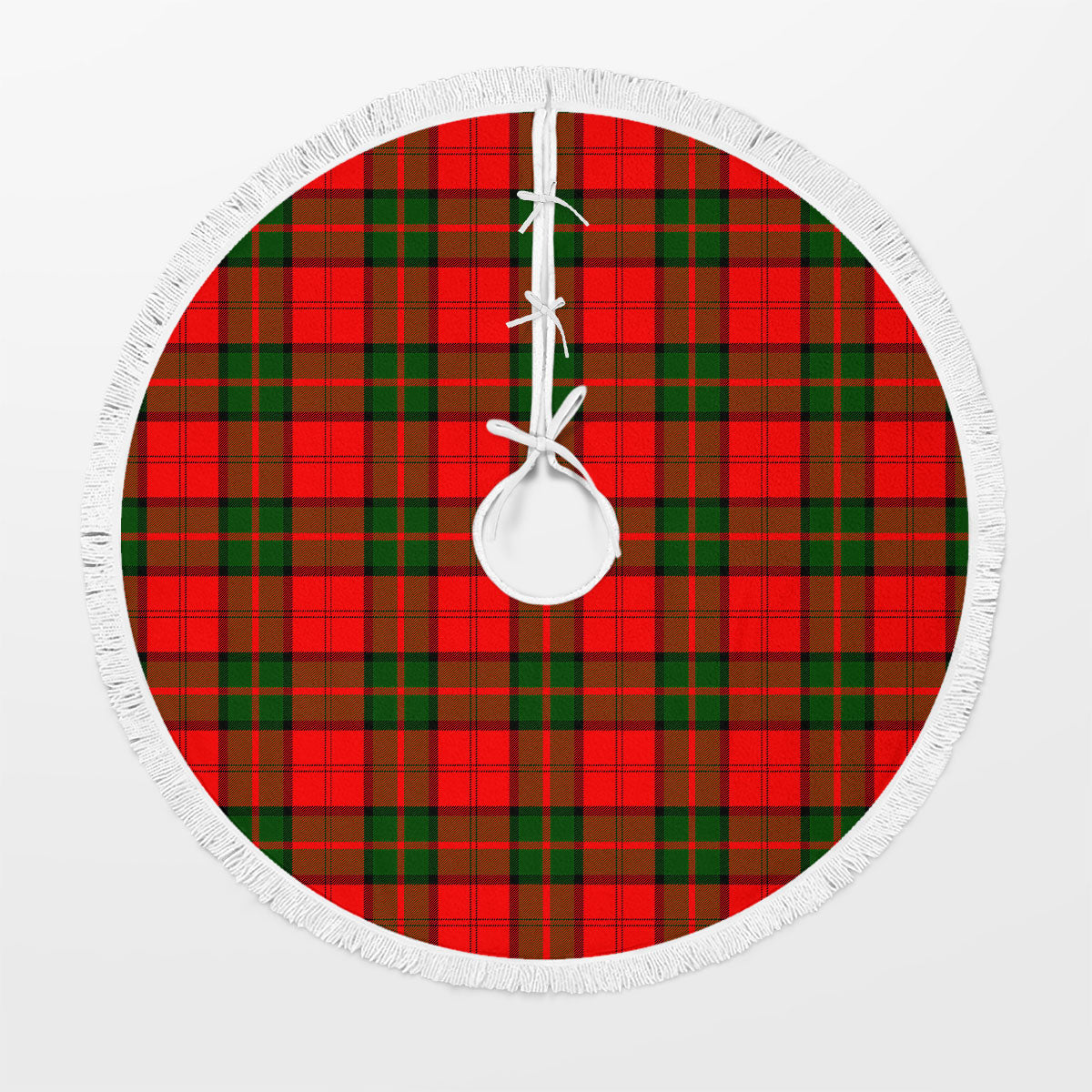 Clan Dunbar Modern Tartan Christmas Tree Skirt JS12 Dunbar Modern Tartan Tartan Christmas   
