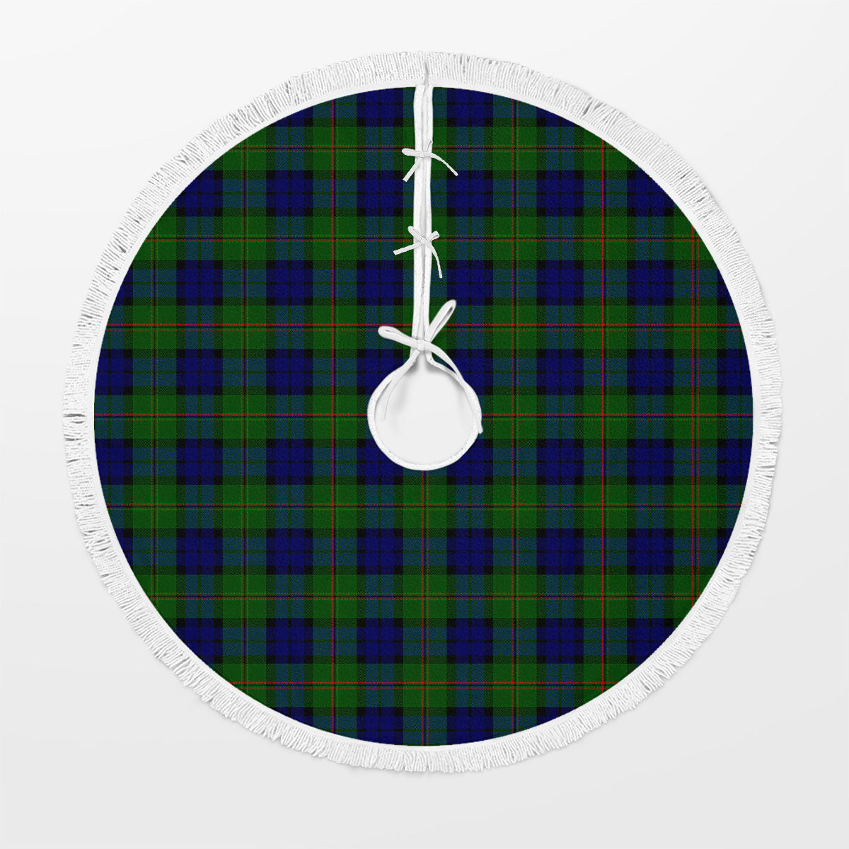 Clan Dundas Modern Tartan Christmas Tree Skirt SO79 Dundas Modern Tartan Tartan Christmas   