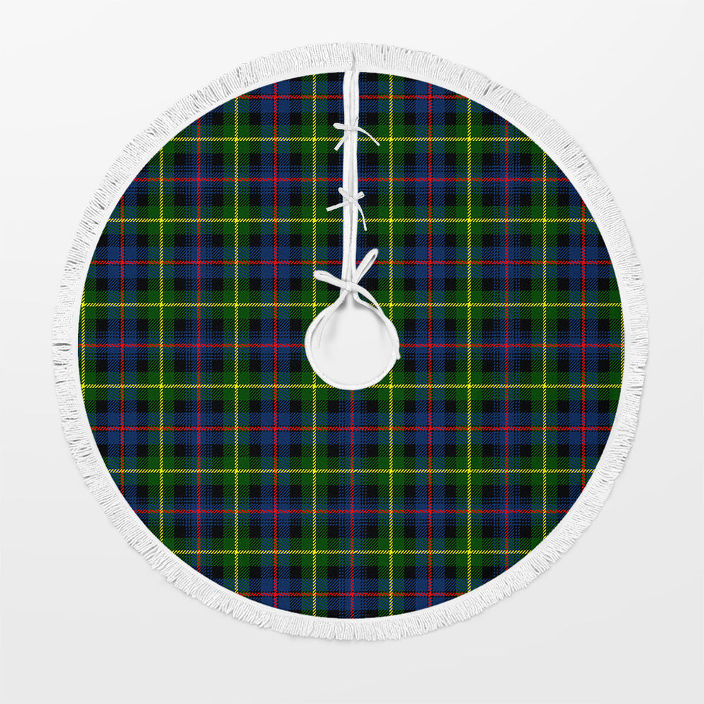 Clan Farquharson Modern Tartan Christmas Tree Skirt IJ27 Farquharson Modern Tartan Tartan Christmas   