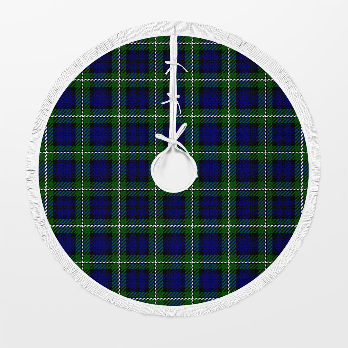 Clan Forbes Modern Tartan Christmas Tree Skirt UW14 Forbes Modern Tartan Tartan Christmas   