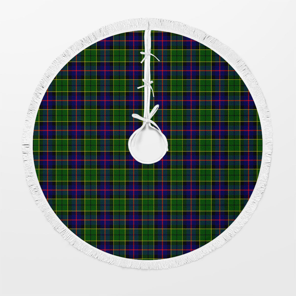 Clan Forsyth Modern Tartan Christmas Tree Skirt HD25 Forsyth Modern Tartan Tartan Christmas   