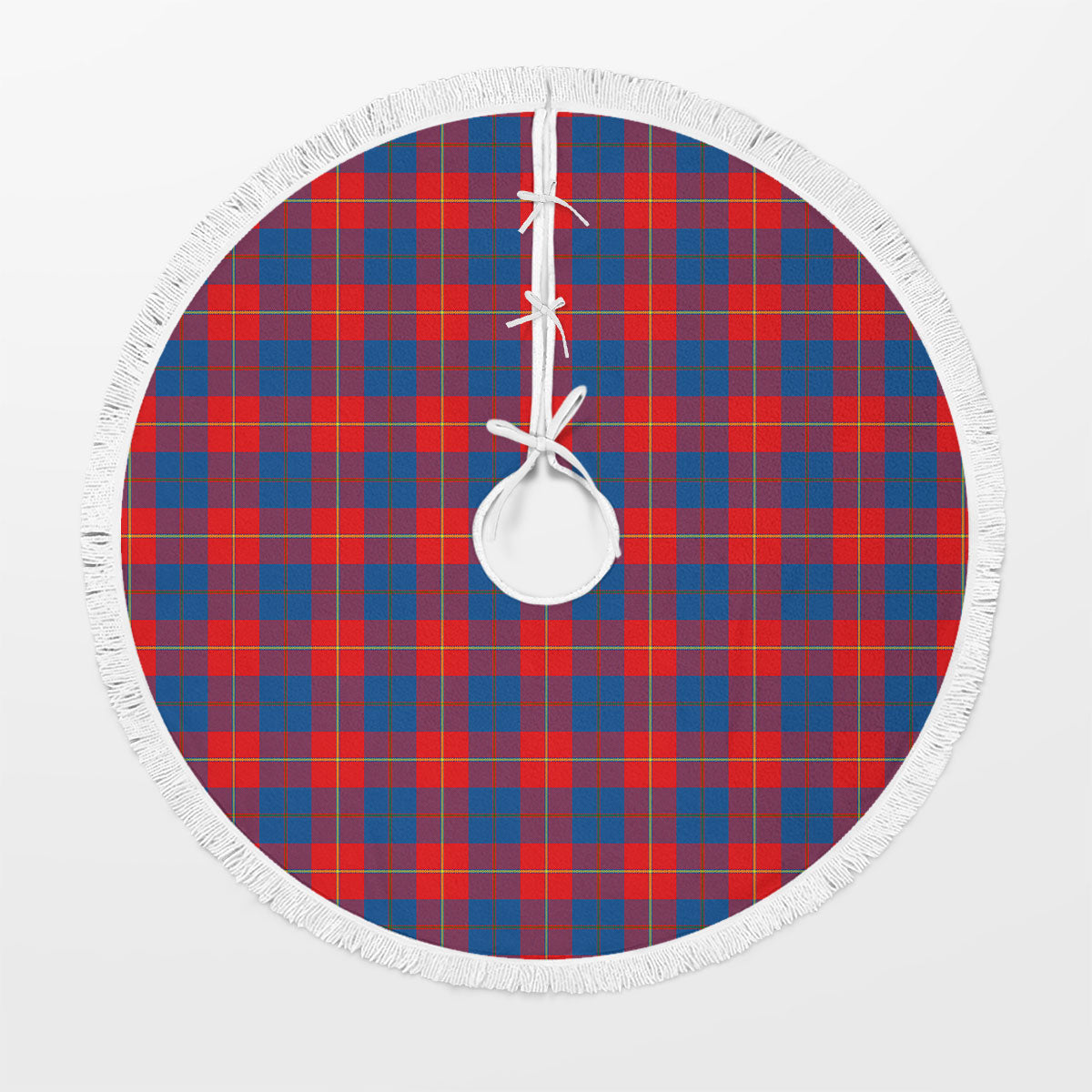 Clan Galloway Red Tartan Christmas Tree Skirt YD24 Galloway Red Tartan Tartan Christmas   