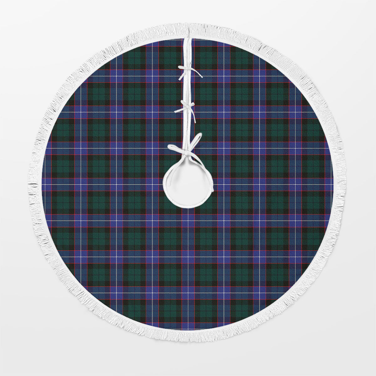 Clan Guthrie Modern Tartan Christmas Tree Skirt AY58 Guthrie Modern Tartan Tartan Christmas   