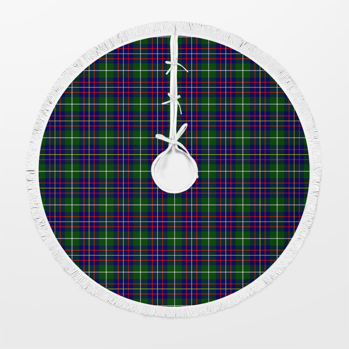 Clan Inglis Modern Tartan Christmas Tree Skirt VY74 Inglis Modern Tartan Tartan Christmas   