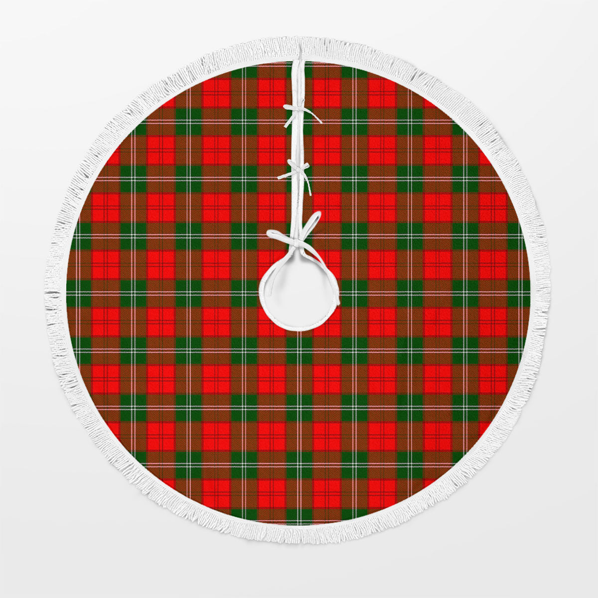 Clan Lennox Tartan Christmas Tree Skirt WU42 Lennox Tartan Tartan Christmas   