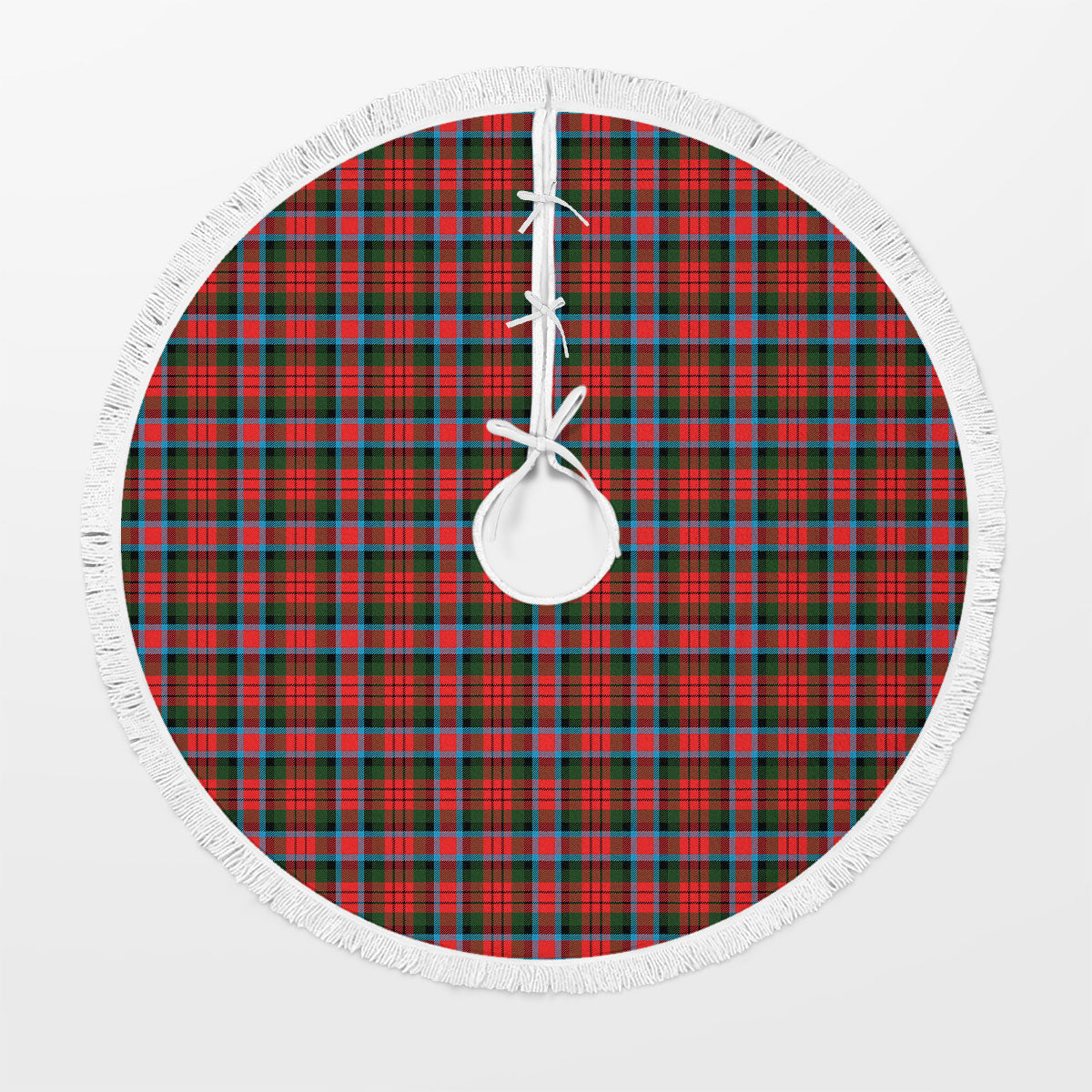 Clan MacDuff Modern Tartan Christmas Tree Skirt BU40 MacDuff Modern Tartan Tartan Christmas   