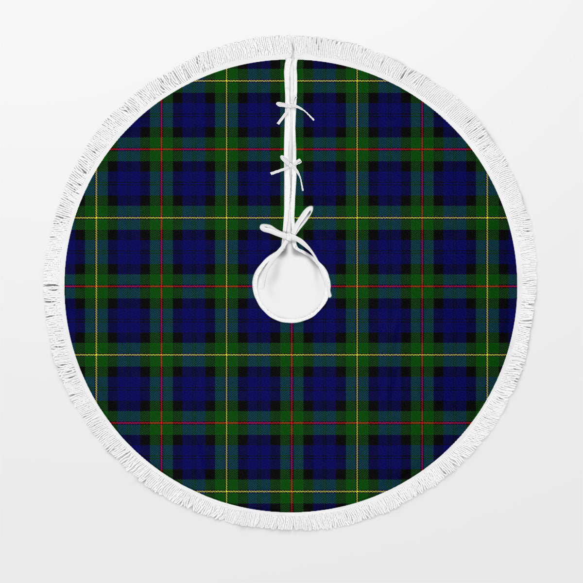 Clan MacEwan Modern Tartan Christmas Tree Skirt KJ25 MacEwan Modern Tartan Tartan Christmas   