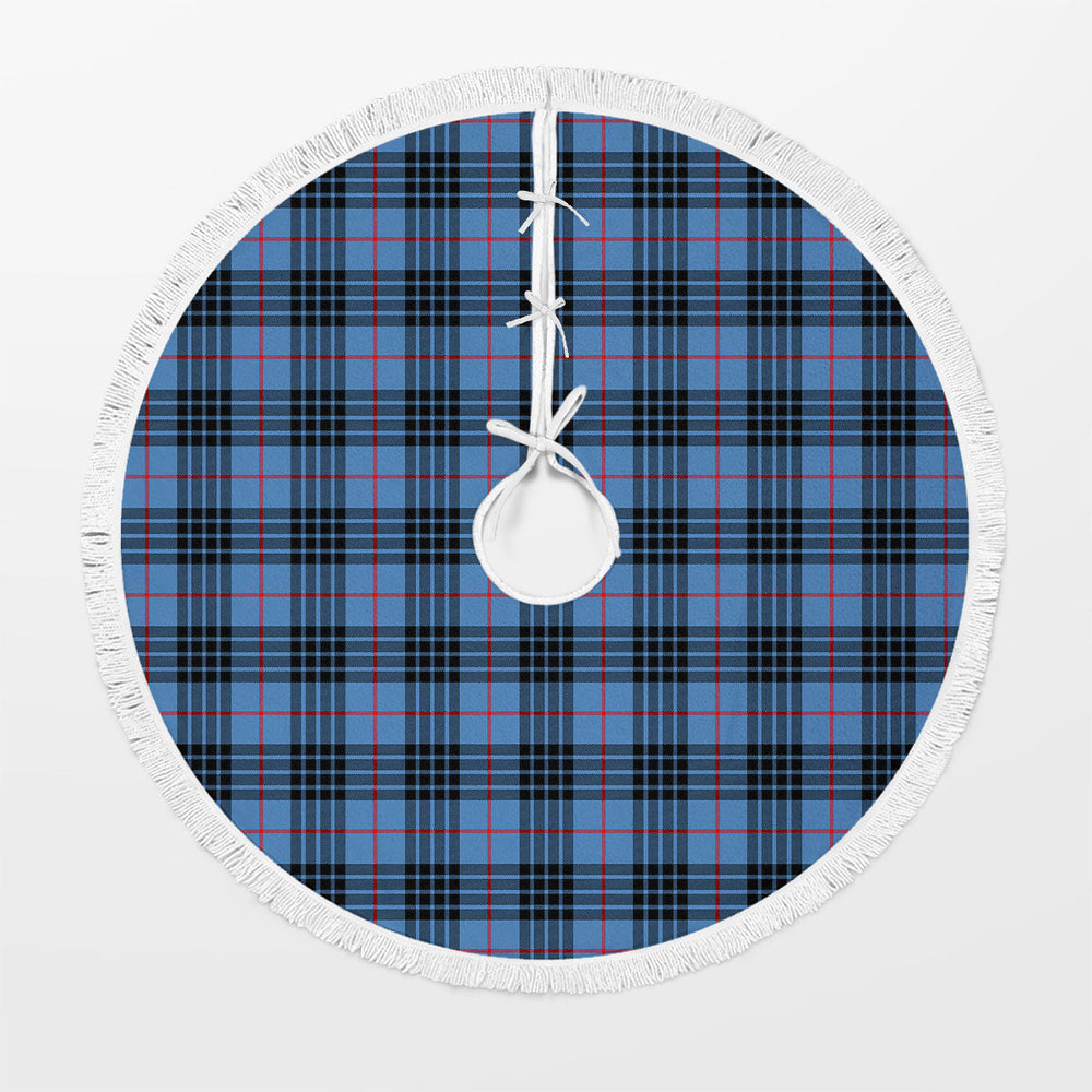 Clan MacKay Blue Tartan Christmas Tree Skirt EI98 MacKay Blue Tartan Tartan Christmas   