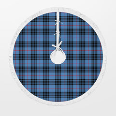 Clan MacKay Blue Tartan Christmas Tree Skirt EI98 MacKay Blue Tartan Tartan Christmas   