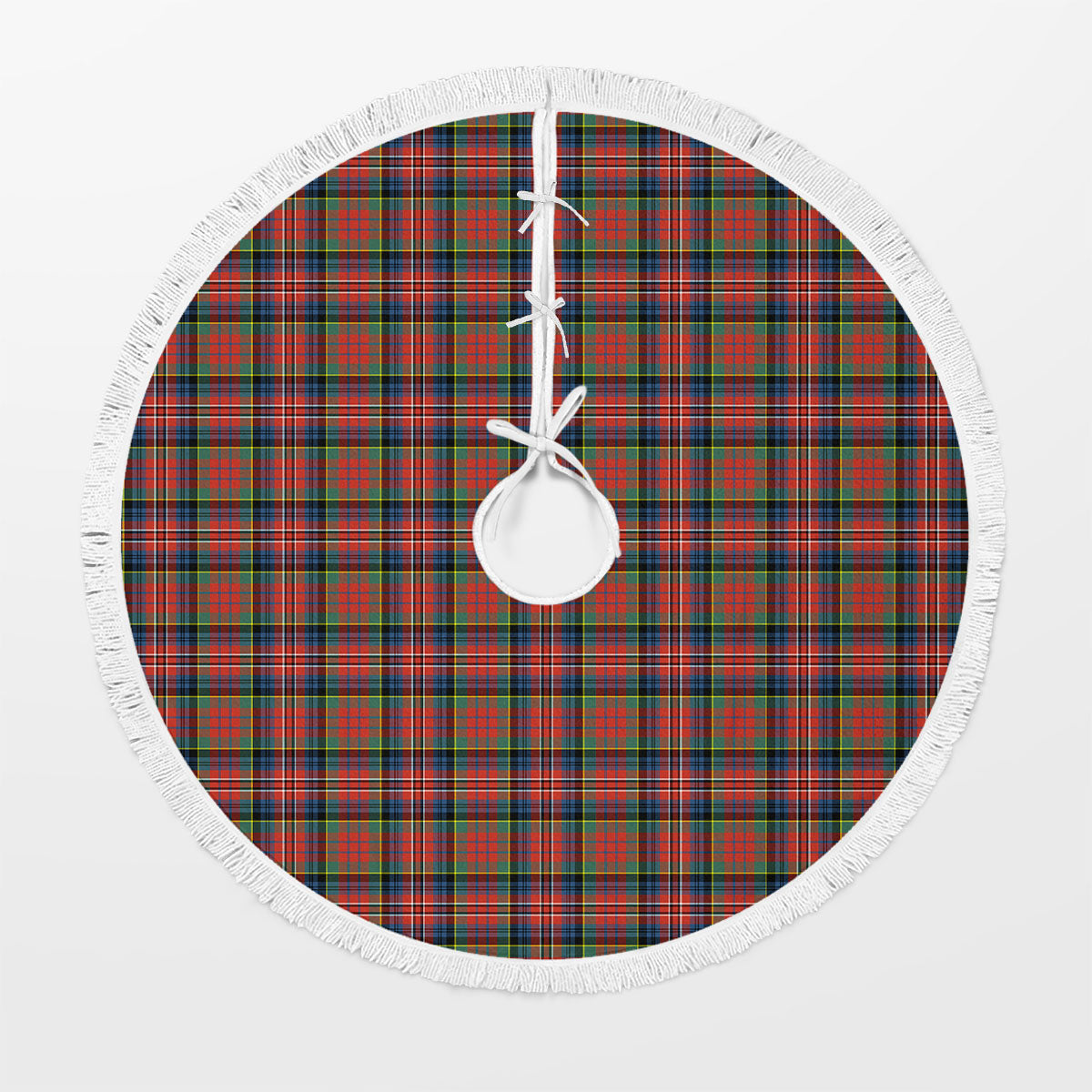 Clan MacPherson Ancient Tartan Christmas Tree Skirt SY78 MacPherson Ancient Tartan Tartan Christmas   
