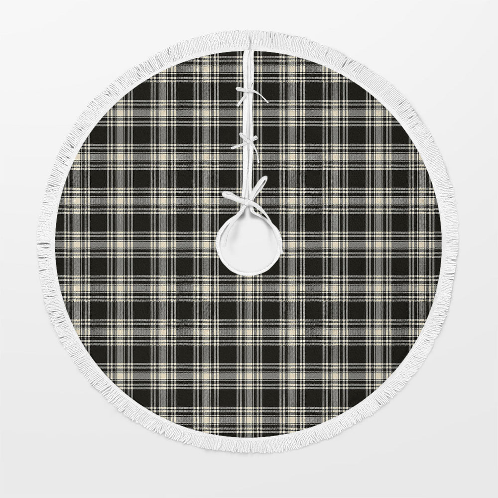 Clan Menzies Black _ White Ancient Tartan Christmas Tree Skirt MP46 Menzies Black _ White Ancient Tartan Tartan Christmas   