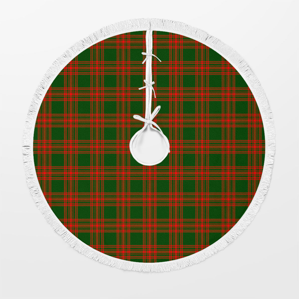 Clan Menzies Green Modern Tartan Christmas Tree Skirt GG20 Menzies Green Modern Tartan Tartan Christmas   