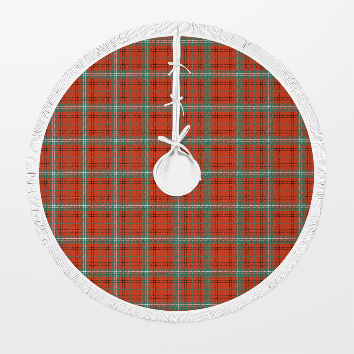 Clan Morrison Red Ancient Tartan Christmas Tree Skirt PZ48 Morrison Red Ancient Tartan Tartan Christmas   