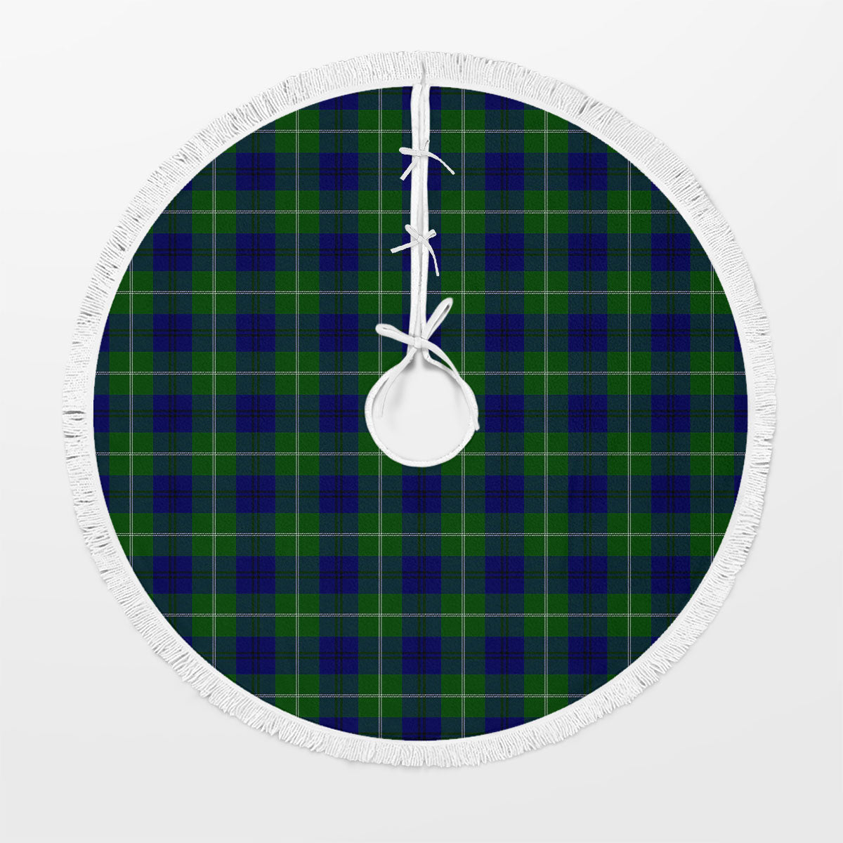 Clan Oliphant Modern Tartan Christmas Tree Skirt OC48 Oliphant Modern Tartan Tartan Christmas   