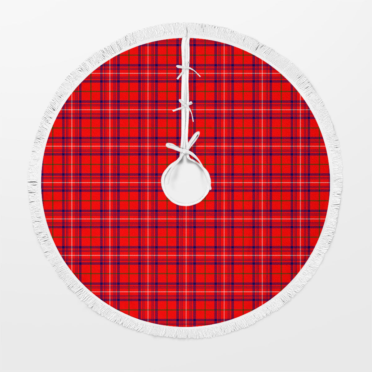 Clan Rose Modern Tartan Christmas Tree Skirt UT82 Rose Modern Tartan Tartan Christmas   