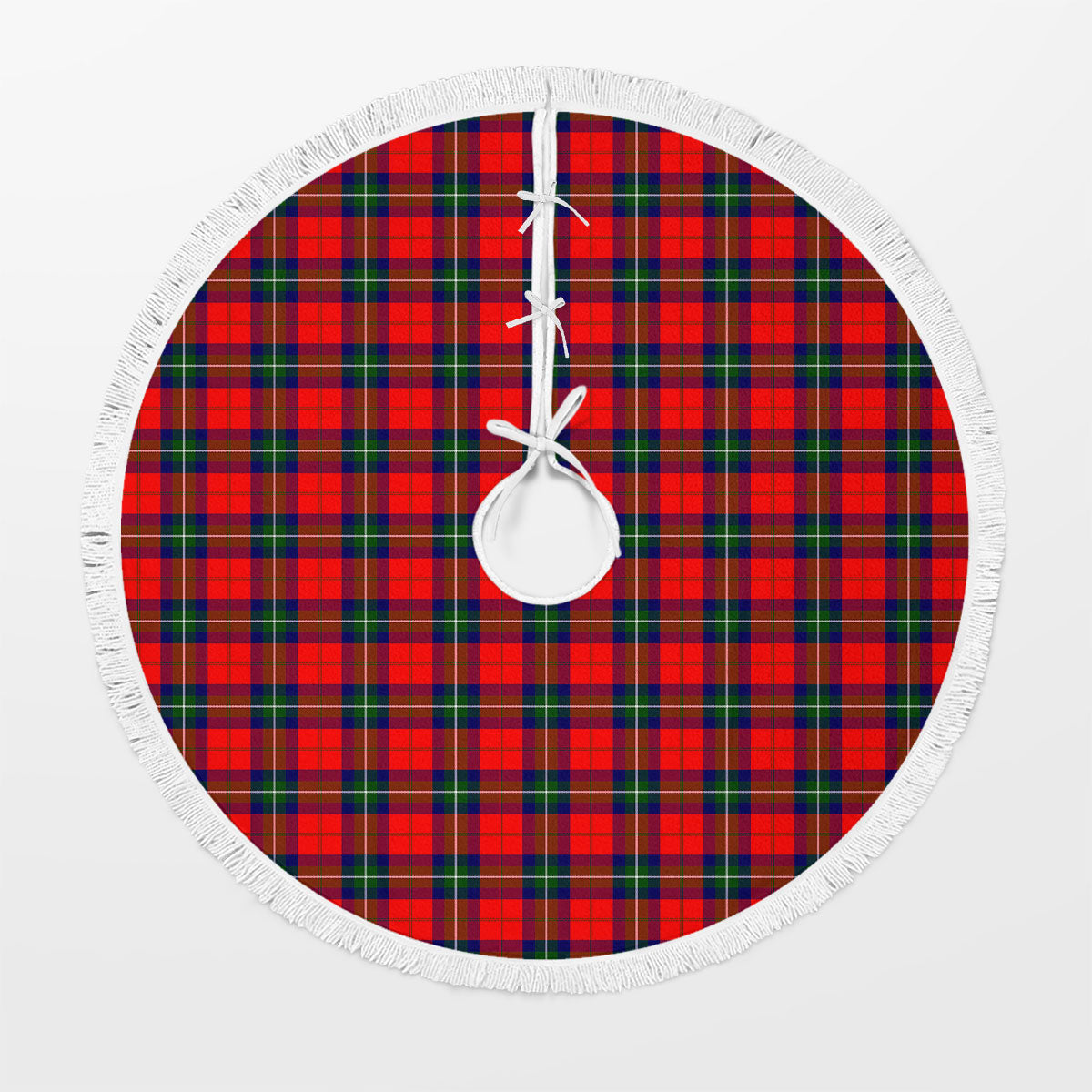 Clan Ruthven Modern Tartan Christmas Tree Skirt HQ61 Ruthven Modern Tartan Tartan Christmas   
