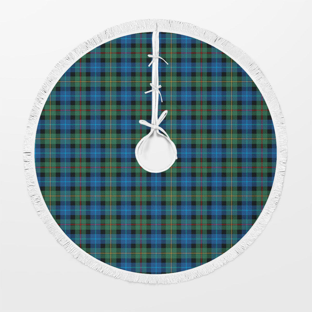 Clan Smith Ancient Tartan Christmas Tree Skirt RE58 Smith Ancient Tartan Tartan Christmas   
