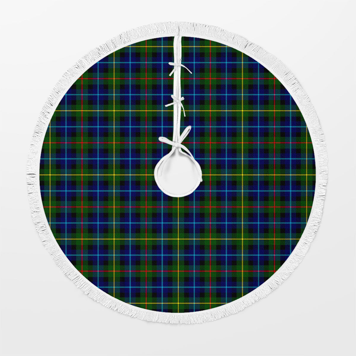 Clan Smith Modern Tartan Christmas Tree Skirt LS50 Smith Modern Tartan Tartan Christmas   
